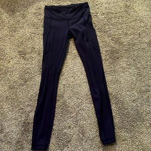 Navy Blue Lululemon full length leggings